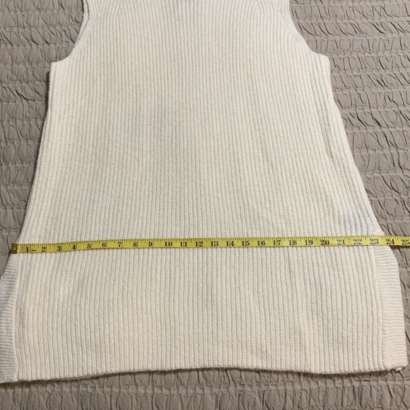 Lauren Ralph Lauren Women Sleeveless Knit Mock Neck Sweater Ivory 1X Lagenlook - Picture 12 of 14